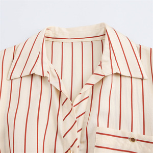 Vestidos de Moda Casual con Cinturón y Estampado de Rayas para Mujer, Nueva Colección Primavera/Verano - Product Image 3