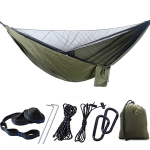 Hot bán xách tay ngoài trời độ bền cao dù <span class=keywords><strong>nylon</strong></span> Võng với muỗi <span class=keywords><strong>Net</strong></span> cho cắm trại đi bộ đường dài và sleepovers - Product Image 3