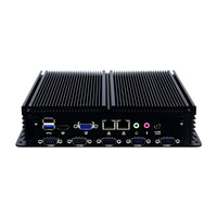 Acheter Pc industriel J1900 6COM RS485 Mini Pc industriel robuste VGA HD bureau industriel pour Win Linux