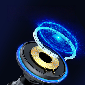 Soporte de coche inalámbrico de carga rápida de 15W con soporte magnético Magsafe para teléfonos móviles Apple - Product Image 4