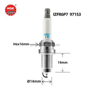หัวเทียนอิริเดียมแพลตตินัม NGK รุ่น IZFR6P7 97153 03F905600A สำหรับรถยนต์ Volkswagen Bora, Sagitar, Magotan, Lavida และ Octavia EA111 - Product Image 4