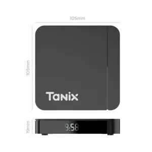 Tanix Amlogic S905W2 Android 11 Dual Wifi AV1 Iptv Tv Box 2gb 16gb Smart Box Youtube