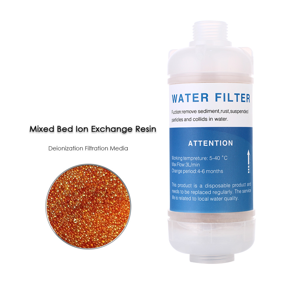 Mixed bed Ion Exchange Resin Water Filter DI Cartridges Water Purifier