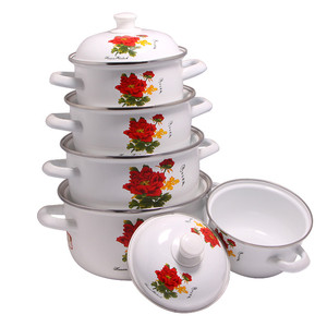 Ensemble de casseroles <span class=keywords><strong>en</strong></span> émail, nouveau style, prix compétitif, vente <span class=keywords><strong>en</strong></span> gros au meilleur prix - Product Image 3