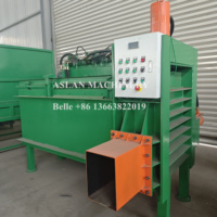Machine hydraulique de mise en balles d'ensilage de paille de foin déchiqueteuse de papier de rasage ensacheuse de presse à foin