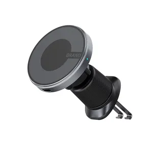 Best Selling 15W Strong Magnetic Phone Mount Wireless Charger Car Holder