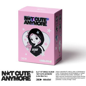 KPOP ILLIT 1er Álbum Sencillo en CD NOT CUTE ANYMORE Versión Little Mimi, Artículo Coleccionable Oficial, Bluewave, Regalo del Grupo Femenino Coreano - Product Image 4