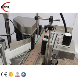 เครื่องติดฉลากอัตโนมัติสำหรับขวดกลม กระป๋อง และโหลอุตสาหกรรม รุ่น HZPK ARLM-160C พร้อมระบบบาร์โค้ดและฉลากแบบติดเอง - Product Image 6