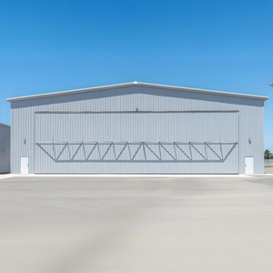 Nhà tiền chế công nghiệp Kết Cấu Thép nhà chứa máy bay hội thảo chế tạo thiết kế hiện đại ngành công nghiệp Thép các tòa nhà - Product Image 6