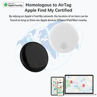Rastreador de Objetos Inteligente Compatible con la Aplicación IOS Find My, Etiqueta Antipérdida Inalámbrica para Llaves de Auto, Mascotas, Equipaje, Localizador GPS