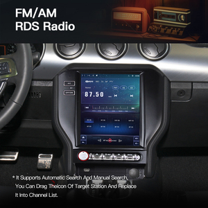 Para Ford Mustang 2015-2021 para Tesla pantalla grande Radio de coche reproductor Multimedia estéreo navegación GPS DSP Carplay <span class=keywords><strong>Android</strong></span> 13 cabeza - Product Image 5