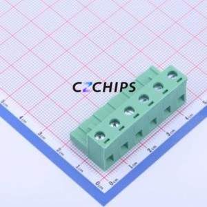 KF2EDGK-7.5-6P Plug-in Terminal Block P=7.5mm Connector ( Connector Type: Plug )( Construction: 1x6P )( Pitch: 7.5mm ) - Product Image 1