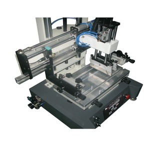 New Semi-Automatic Desktop Silkscreen Card Printer Includes PVC Pocket Glass Bucket Screen <b>Printing</b> T Table Motor PLC - Product Image 3