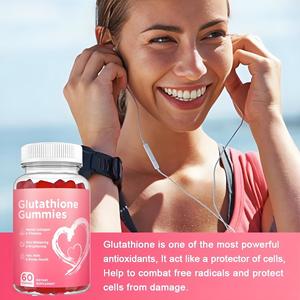 Integratore alimentare a base di estratti di erbe OEM ODM, caramelle gommose al glutatione <span class=keywords><strong>con</strong></span> <span class=keywords><strong>collagene</strong></span> marino e vitamine per lo sbiancamento e l'illuminazione della pelle - Product Image 3