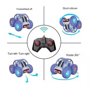 Voiture télécommandée 2.4G RC 4CH pour drift, <span class=keywords><strong>course</strong></span> et cascades, avec rotation à 360° et lumières LED, jouet pour enfants - Product Image 3