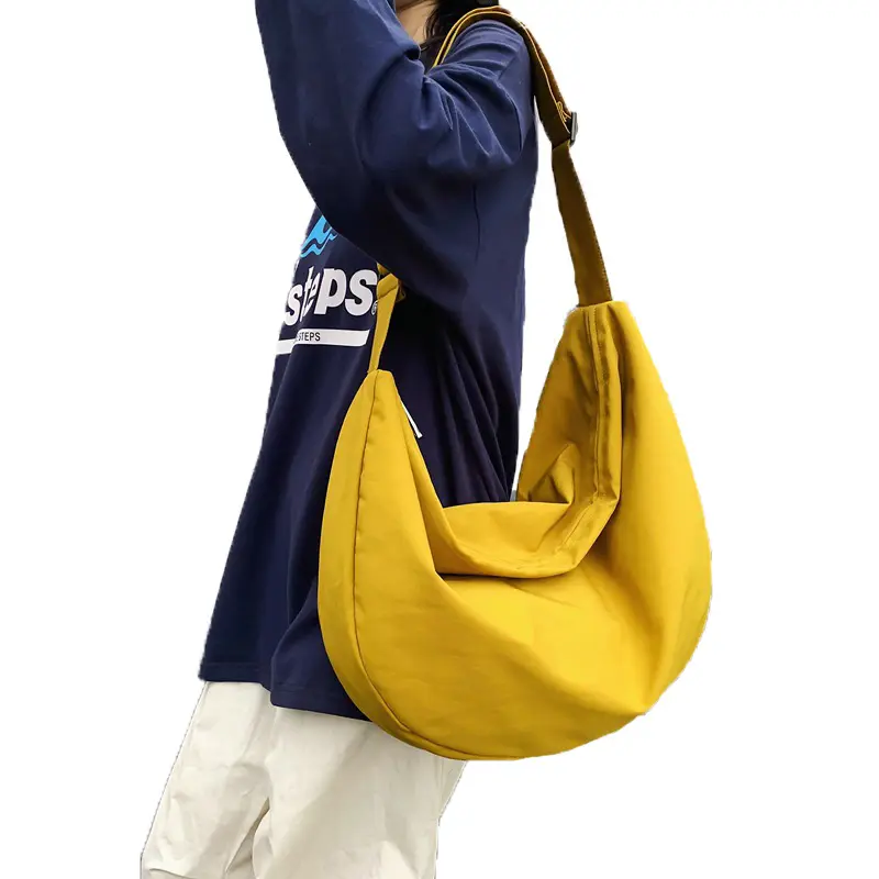 Bolsa de nylon de grande capacidade personalizada, bolsa de ombro esportiva para adolescentes