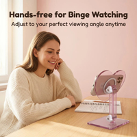 Support de téléphone magnétique multifonctionnel en acrylique transparent, réglable, pour bureau et cadeau personnalisé – Vente en gros usine