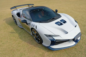 Kit Carrozzeria in Fibra di Carbonio per <span class=keywords><strong>Ferrari</strong></span> <span class=keywords><strong>SF90</strong></span>, Aggiornamento allo Stile SF90XX, Paraurti Anteriore, Diffusore Posteriore, Spoiler, Adattamento 1:1 - Product Image 4