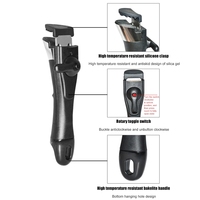 Klip pengganti pegangan tangan Universal ergonomis, Aksesori dapur pegangan panci dapat dilepas untuk peralatan masak