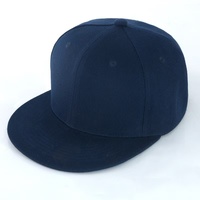 Gorra de béisbol clásica con visera plana, ajustable, de alta gama, estilo moderno, de color liso.