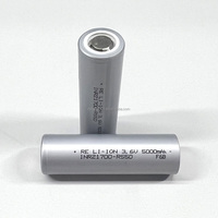 Baterai Lithium Ion Silinder Reliance RS50 21700 5000mah 3.6V Beat 50PL 70A, Baterai Isi Ulang dengan Internal Rendah