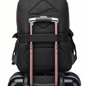 Mochila Duradera e Impermeable Unisex para Negocios, con Puerto de Carga USB, Cierre Antirrobo, Protección para Laptop, Ideal para Escuela, Senderismo y Viajes - Product Image 4