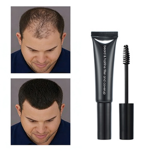 Correcteur de cheveux imperméable pour hommes, ombre pour la ligne des cheveux, couvre-racines, réparation, maquillage du front, correcteur de cheveux durable, crème liquide 15g - Product Image 2
