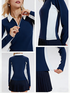 Premium Wrinkle Resistant Stretchy Collared Polo Shirt High-Quality for Outdoor Training New Tennis Set - Product Image 5