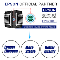 Printer Flatbed UV DTF Refinecolor A3 dengan Meja Vakum dan Pernis untuk Pencetakan Stiker Casing Ponsel dan Hadiah