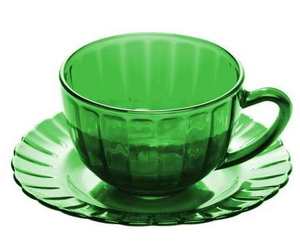 ชุดกาแฟแก้วราคาโรงงาน 12 ชิ้น ชุดถ้วยชาและจานรองลายดอกบัว ถ้วยคาปูชิโน 6 ออนซ์ พร้อมจานรอง แก้วลายฟักทองพร้อมจานรอง Taza De Te - Product Image 6