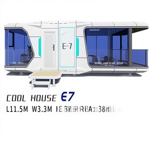 Nuova <span class=keywords><strong>Casa</strong></span> Prefabbricata Moderna e Mobile Stile Apple <span class=keywords><strong>in</strong></span> <span class=keywords><strong>Vendita</strong></span>, Appartamento o Hotel Prefabbricato Portatile da 20 o 40 Piedi per Esterni - Product Image 5