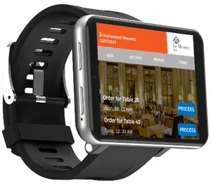 NANO — montre connectée pour téléphone Android, écran tactile avec Gel de silice, WIFI, carte SIM, GSM, couleur, moniteur de sommeil, 4G