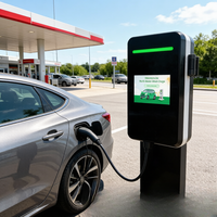 Estación de Carga para Vehículos Eléctricos Jinghu para Exteriores, 7-22kW, Tipo 2, Enchufe de Pared, Plataforma OCPP Lista para Usar, Resistente a la Intemperie IP54, TA-AC-AL-P