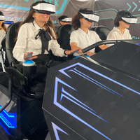 Atracción de RV 360 con Simulador de Movimiento para Parque de RV Zona de Juegos de Realidad Virtual Centro de Arcade de RV
