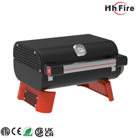Bomber King SPCC noir plancha fumoir table portable bbq gaz grill