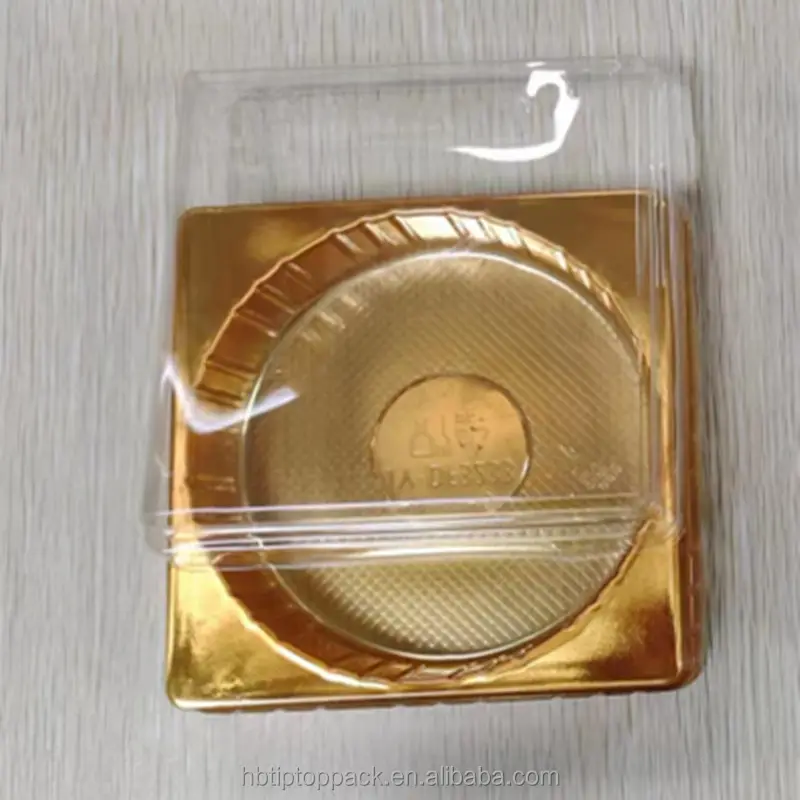 A forma di cuore oro grande sushi salsa di soia pesce vassoio per feste porta via scatola di imballaggio scatole di plastica cuore vassoio di plastica