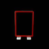 Bingkai Poster plastik A3-A6 kustom untuk iklan Pop rak Display label harga Supermarket untuk promosi