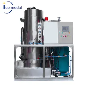 ICEMEDAL IMT5 mesin es hemat energi, kapasitas harian 5 ton untuk mesin es tabung minuman