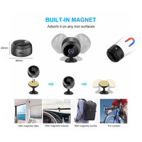 Kamera HD 1080P IR Penglihatan Malam Kamera Keamanan Nirkabel Aplikasi Remote Control Kamera Kecil dengan WIFI