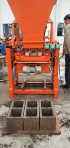 Tự động tro bay rỗng khối rắn máy làm nhà Máy Giá Sản xuất gạch bền mang bánh xi măng động cơ PLC - Product Image 5