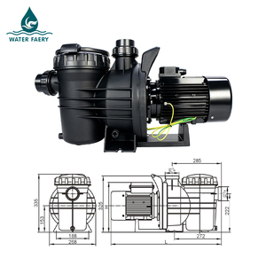 Pompa di Circolazione per <span class=keywords><strong>Piscina</strong></span> Resistente alla Corrosione Water Faery 1.2-4HP, Design Durevole per Piscine <span class=keywords><strong>con</strong></span> Cloro e Acqua Salata 220-240V Monofase/Trifase - Product Image 1