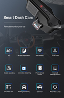 DashCam 4G AI GPS Kamera Ganda Penglihatan Malam Penentuan Posisi Real-time Monitor Parkir Perekam Video Garansi 1 Tahun untuk Kendaraan