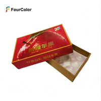 Insert en plastique thermoformé de qualité alimentaire, forme personnalisée, pour boîte d'emballage de fruits (pommes)