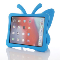 Casing Tablet Universal untuk anak perempuan, casing Tablet lucu Bumper kupu-kupu Eva busa Kickstand Universal untuk iPad Pro 10.5 inci 2018