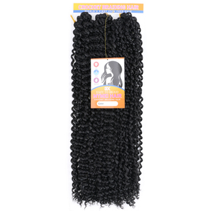 Cheveux <span class=keywords><strong>Passion</strong></span> <span class=keywords><strong>Twist</strong></span> à la vente, 18 pouces, vague d'eau, <span class=keywords><strong>Passion</strong></span> Twists, cheveux synthétiques, tresses, <span class=keywords><strong>crochet</strong></span> <span class=keywords><strong>Passion</strong></span> <span class=keywords><strong>Twist</strong></span> - Product Image 2