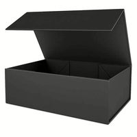 Boîte d'emballage magnétique pliable de luxe en papier rigide, personnalisable avec logo, pour cadeaux, vente en gros