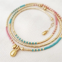 Pulseras de Cuentas Miyuki Clásicas Unisex al por Mayor, Brazaletes Ajustables de Estilo Bohemio Simple con Perlas para Regalos de Mujer