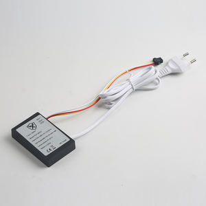 Shinechip personalizzabile <span class=keywords><strong>specchio</strong></span> nero LED Touch Dimmer interruttore 110V-240VAC trasformatore di alimentazione 12W interruttori induttivi ingresso - Product Image 5