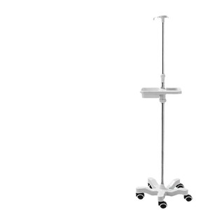 Soporte IV Hua Ensheng con Base de ABS, Acero Inoxidable, 37 cm de Diámetro, Capacidad de Carga de 5 kg, con Ruedas y Bandeja de Almacenamiento para Uso Hospitalario - Product Image 3