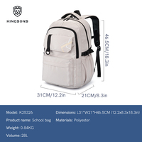 Sac à dos étudiant à la mode pour étudiants universitaires sac d'ordinateur portable étanche 2025